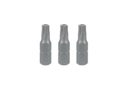 Carte de 3 embouts étoile percée TTX27 longueur 25 mm HANGER 133045