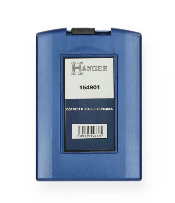 Coffret de 6 fraises à chanfreiner HSS HANGER 154901 – Image 10