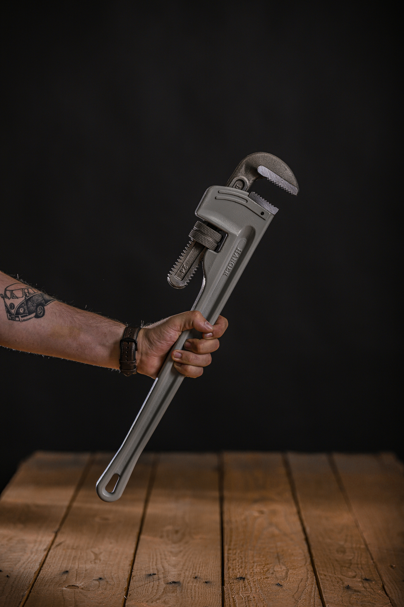 Clé à griffe alu 24'' longueur 600 mm HANGER 121224 – Image 3