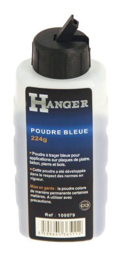 Poudre à tracer bleue 224 g HANGER 100079