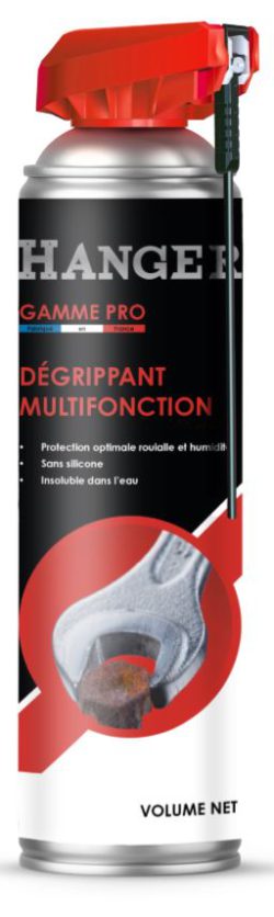 Dégrippant multifonctions avec cobra rouge 400 ml HANGER 700202