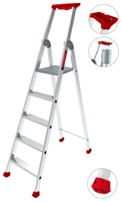 Escabeau aluminium 'MaxiBat' 3 marches HANGER 100200