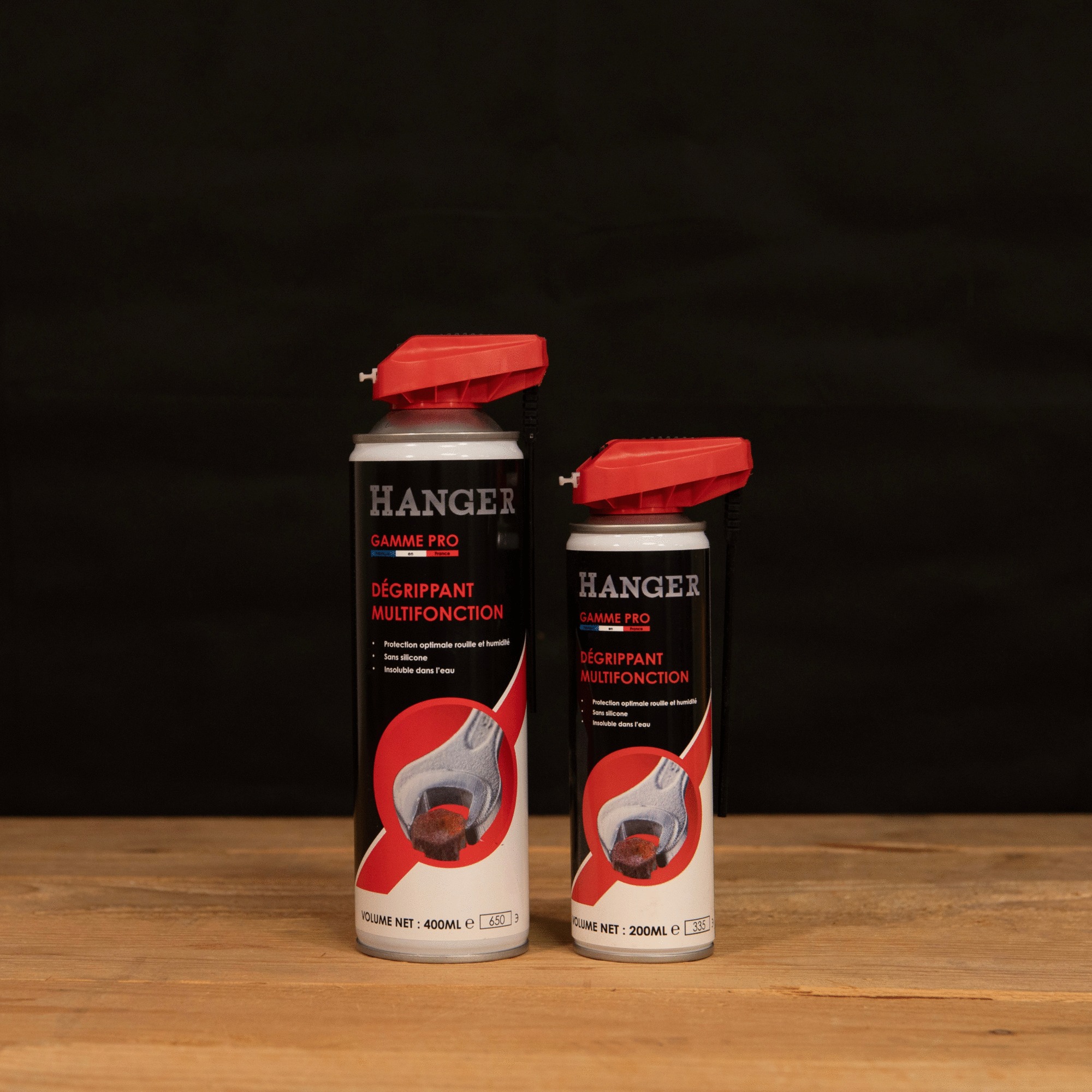 Dégrippant multifonctions avec cobra rouge 200 ml HANGER 700201