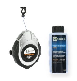 Kit cordeau à tracer + poudre Quick-Cord 30 m HANGER 100070