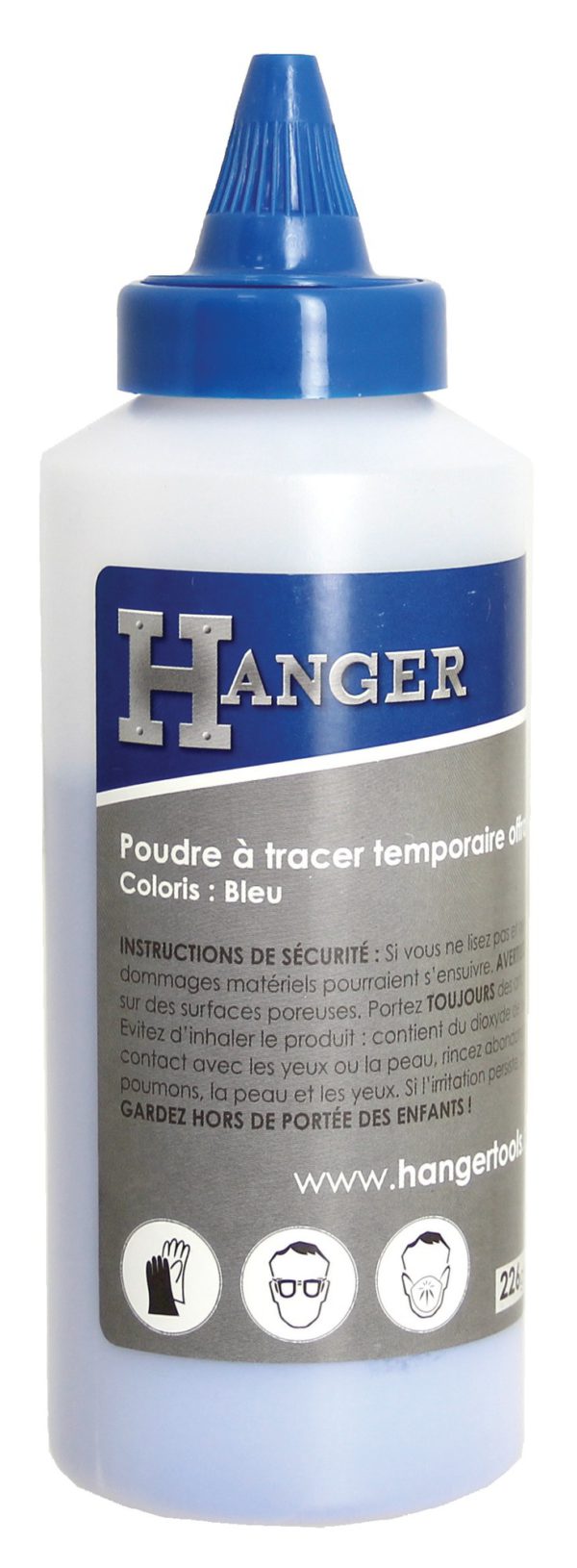 Poudre à tracer bleue 224 g HANGER 100079 – Image 2